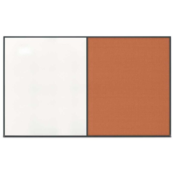 Double Door Radius Corkboard, 60"x36", Hea